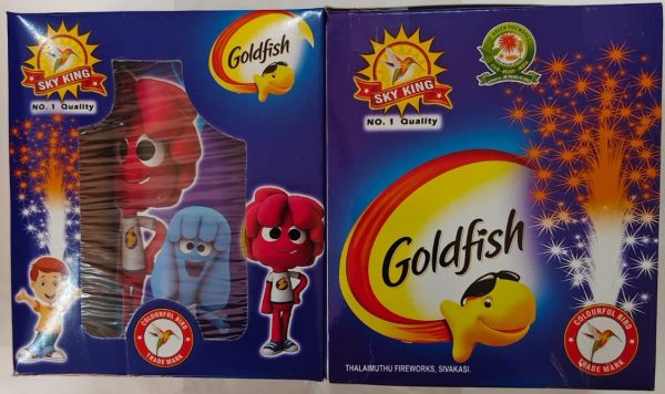Gold Fish(Gold With Cracking)(1Pce/1Box)