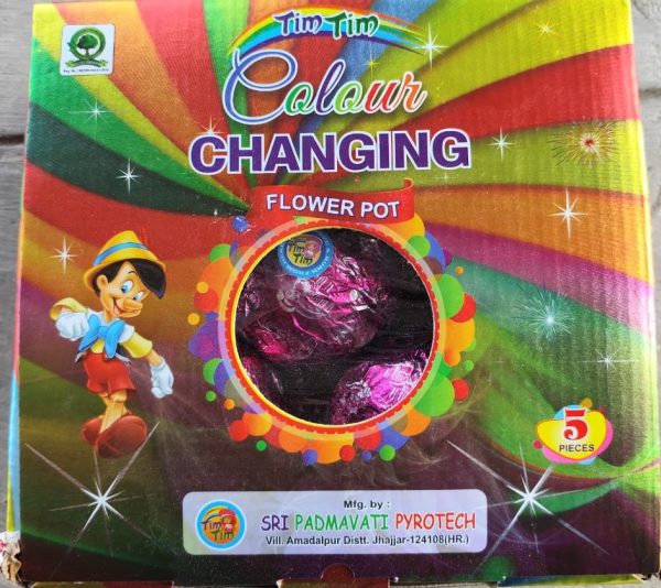 Colour Changing Soil Pot
